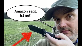 DC53 Stahl Survival Messer auf Amazon - So ein Schrot!!???