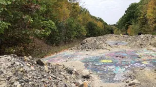 YouTube Meetup 5 of 7 - Exploring Centralia's Graffiti Highway - Southern End Partially Exposed