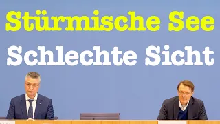 Corona-Lage mit Lauterbach (SPD), Wieler (RKI) & Karagiannidis | BPK 28. Januar 2022