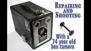 Aly's Vintage Camera Cabinet: The Kodak Brownie Target Six-20 Box Camera