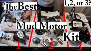 Beaver Dam, Swamp Runner, or Mud Skipper? Which is the BEST Long Tail Mud Motor kit?!