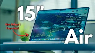 15" Macbook Air: 1 Month Review - Editing, Work Life and Battery