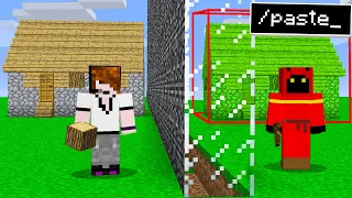 I Secretly Cheated with ONE WAY Glass in Minecraft