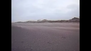 A wild day on Silloth West Beach, 12th February 2022.