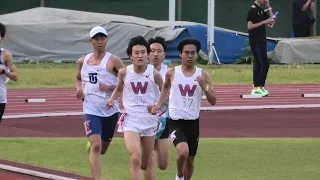 [早大記録会]5000m1組 東洋大岸本トップ！