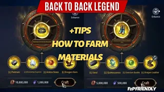 MIR4 2 Legend Equip in a day and F2P friendly tips how to farm Epic/Legend materials fast