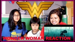 WONDER WOMAN C0MIC-CON TRAILER REACTION 2016