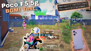 Poco F5 Gaming Test || Smooth + Extreme || 60 FPS BGMI Test 🔥⚡ BGMI Montage