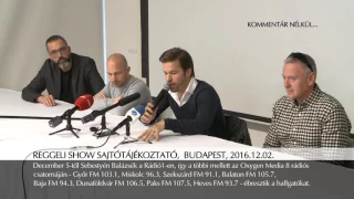 Sebestyén Balázsék hétfőtől a Rádió1-en