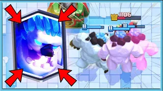 😮 НОВАЯ СУПЕР КАРТА - ЭТО ИМБА! ИСПЫТАНИЕ С ЛЕДЯНЫМ СУПЕР ГОЛЕМОМ / Clash Royale