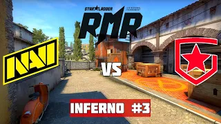 ГРУППА А. NAVI vs GAMBIT. Map-3 Inferno. StarLadder CIS RMR 2021