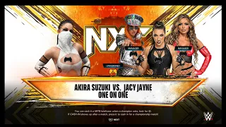 WWE 2K24: Akira Suzuki vs Jacy Jayne w/Toxic Attraction