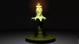 candle flame render