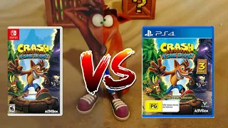 Nintendo Switch vs. PS4 - Crash Bandicoot N. Sane Trilogy Gameplay Comparison