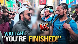 🔥😱NYC DEBATE❗Shaykh Uthman CHECKMATES Christian Preacher in Times Square #nyc