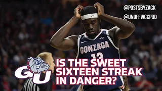 Can the Zags Keep the Sweet Sixteen Streak Alive?