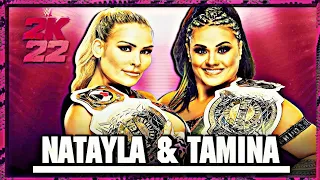 WWE 2K22 - Natalya and Tamina Signatures and Finishers