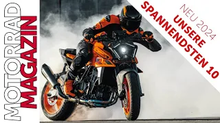 Die Top 10 Motorräder 2024 - Eine persönliche Liste unserer Motorradneuheiten Highlights