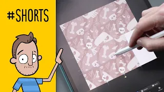 How To Make A Repeating Pattern in Procreate (#shorts)