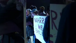 "Marry Me Bayley"  Watch how Bayley responded to this fan proposal 🤣 #bayley #wwe #wweraw #wrestling