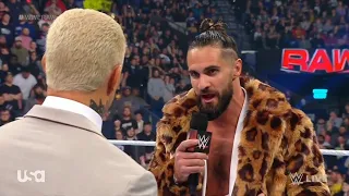 Seth Rollins Will Stand by Cody Rhodes in the Fight Against The Bloodline (1/2) - WWE RAW 2/12/2024