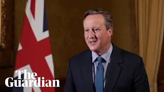 David Cameron gives first interview as UK foreign secretary