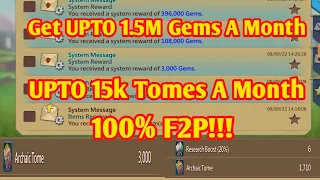 How To Get Upto 1.5M Free gems and 15K tomes 100%  F2P | Lords Mobile | Creator Turf Event