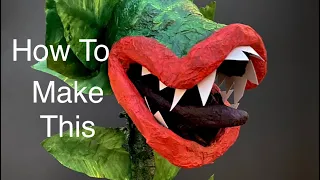 How To Make Audrey 2 From Household Items | Halloween Prop| DIY Halloween | Halloween Craft