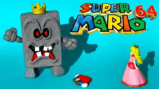 Making The Whomp King from Super Mario 64 | Polymer Clay