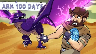 I survived 100 Days on Scorched Earth in Hardcore ARK Survival Evolved