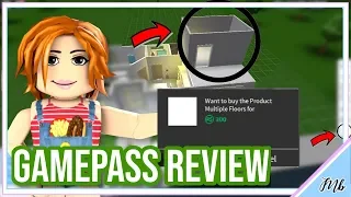 MULTIPLE FLOORS GAMEPASS REVIEW!! // Roblox Bloxburg Gamepass Reviw