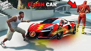 Franklin Stealing Flash Car in GTA 5 ! | Techerz