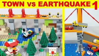 LEGO Realistic EARTHQUAKE vs CITY - First Part -