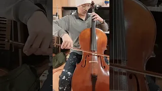 Day 279.1 Bach Suite No.1 in G major for Cello - Prelude practice bar 1-14