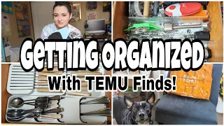 TEMU FINDS | Worth the Hype? | Getting Organized with TEMU | Declutter and Organize with Me | #temu