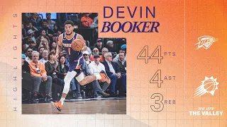 Devin Booker with 44 points in the Phoenix Suns win for his 4th straight 35+ point game.