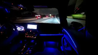 The BMW X3 At Night - Ambient Lights Galore!