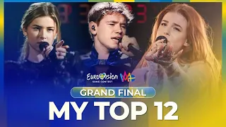 🇸🇪 Melodifestivalen 2024: GRAND FINAL | My Top 12 (Sweden Eurovision 2024)