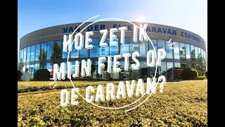 Caravan fietsendrager op de dissel