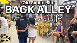 Exploring the Back Alley Life in Quezon City Philippines [4K]