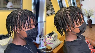 HOW TO: TWO STRAND TWIST (MALE HAIR)  🔥🔥