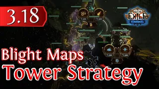 How To Setup Blight Anointment & Towers Strategy | Path of Exile 3.18 Sentinel