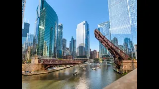 Chicago Bridge Lift 2023 (Fall) - Chicago River Confluence