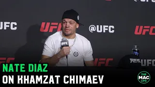 Nate Diaz on Khamzat Chimaev: "Lame, scared, boring rookie p****" | UFC 279 Post Fight Presser