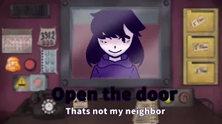 OPEN THE DOOR {thats not my neighbor meme} TRYPOPHOBIA WARNING