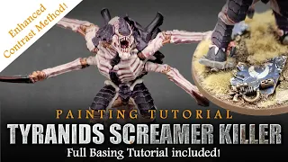 How to Paint Leviathan Tyranids Screamer Killer Full Painting Tutorial - Warhammer 40K 10th Edition