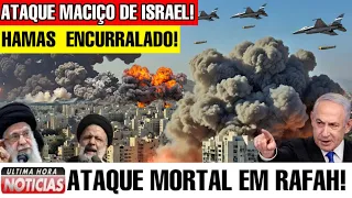 🔴Israel ataca a cidade de Rafah, em Gaza, após ordem de evacuação! Terror no oriente!