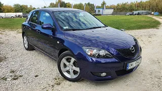 Mazda 3 2005r 1.6 16v 105 KM Prezentacja Samochodu