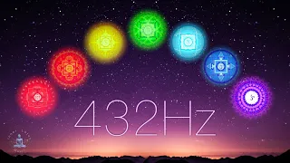 Full Night All 7 Chakras Opening, Balancing & Healing | 7 Chakra 432Hz Sleep Music & Meditation