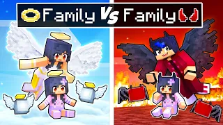 Minecraft ANGEL Family vs DEMON Family!